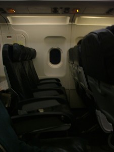Airline cramped seating!