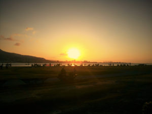 Sunset at Tamsui