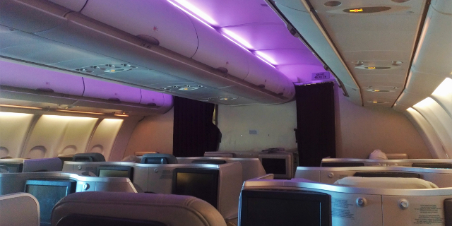 Malaysia Airlines' Business Cabin