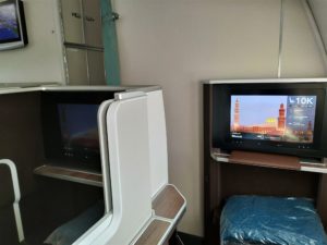 Oman Air 787 Business Cabin