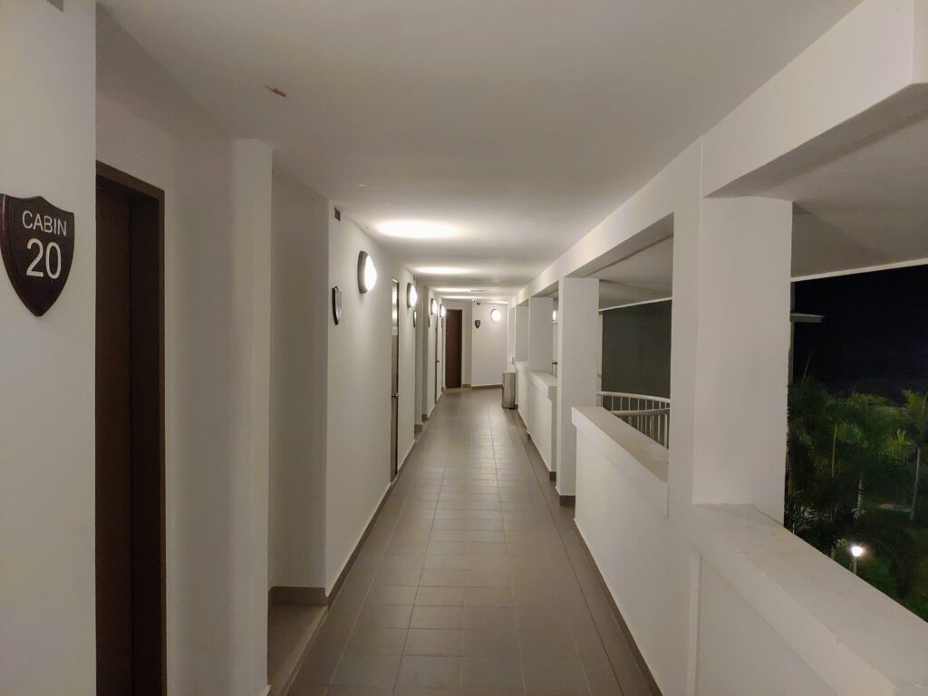 Hotel corridor