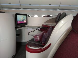 Qatar 787 business class