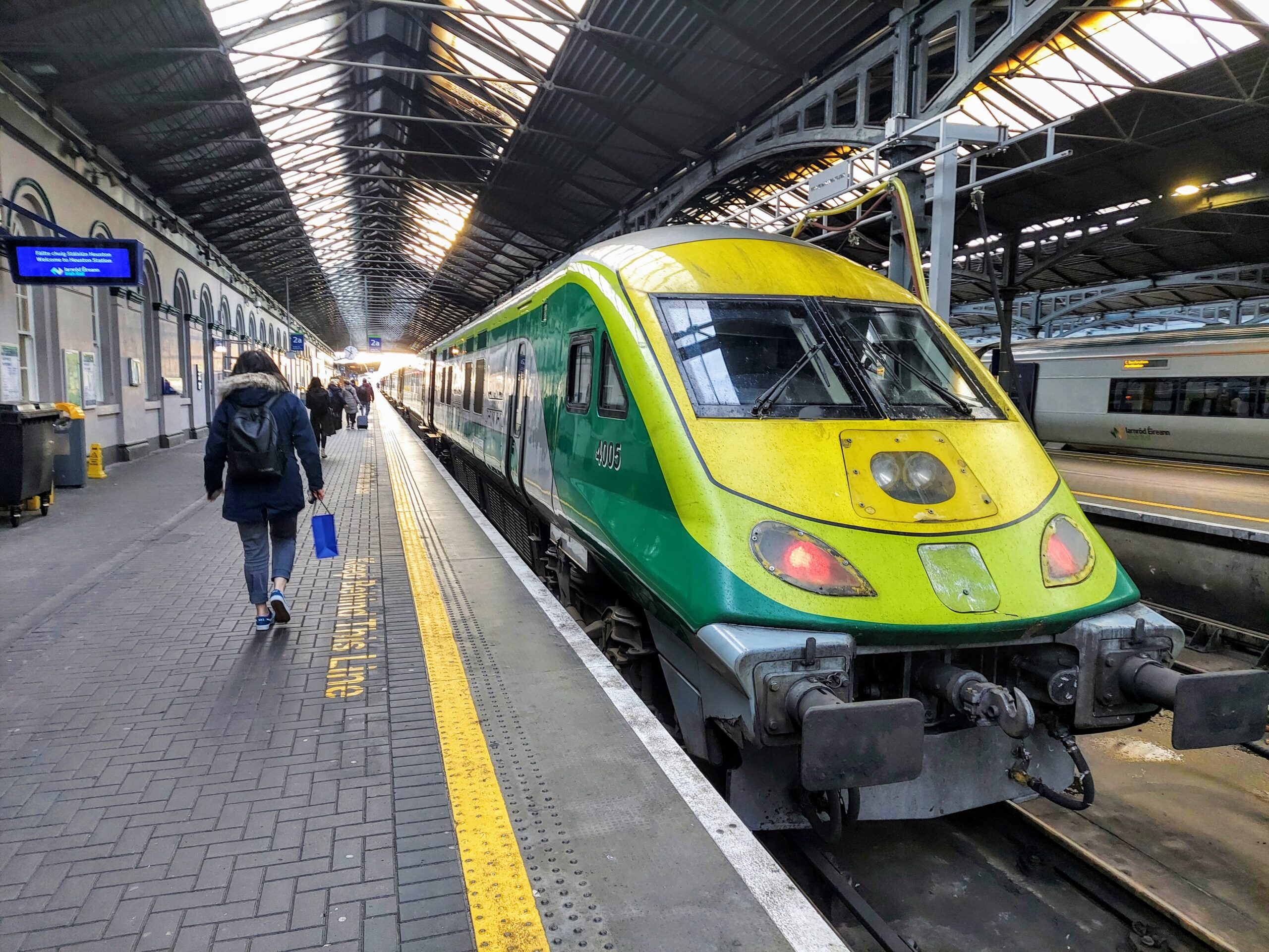 Irish Rail Dublin to Cork train