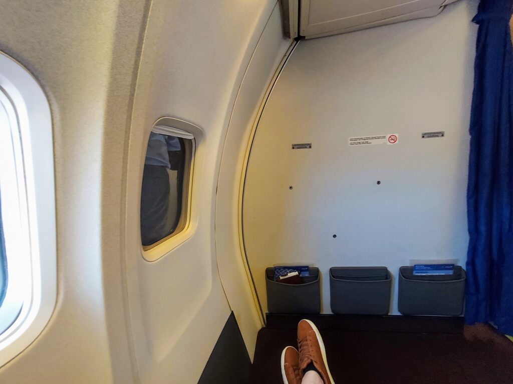 Malaysia Airlines Business Class Row 1 Legroom