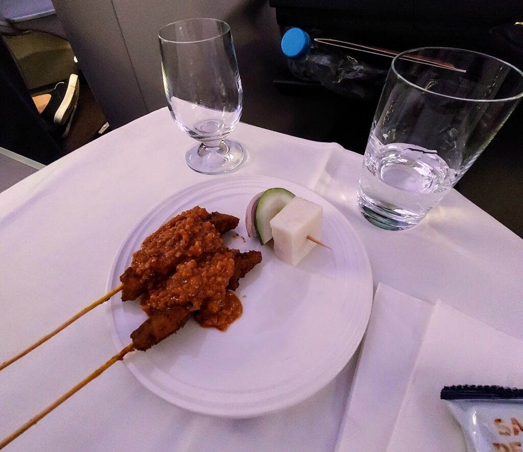 Malaysia Airlines MH160 - Satay