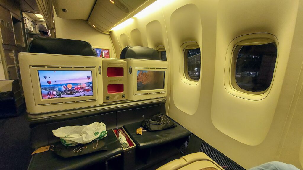 Turkish Airlines 777 Business Class