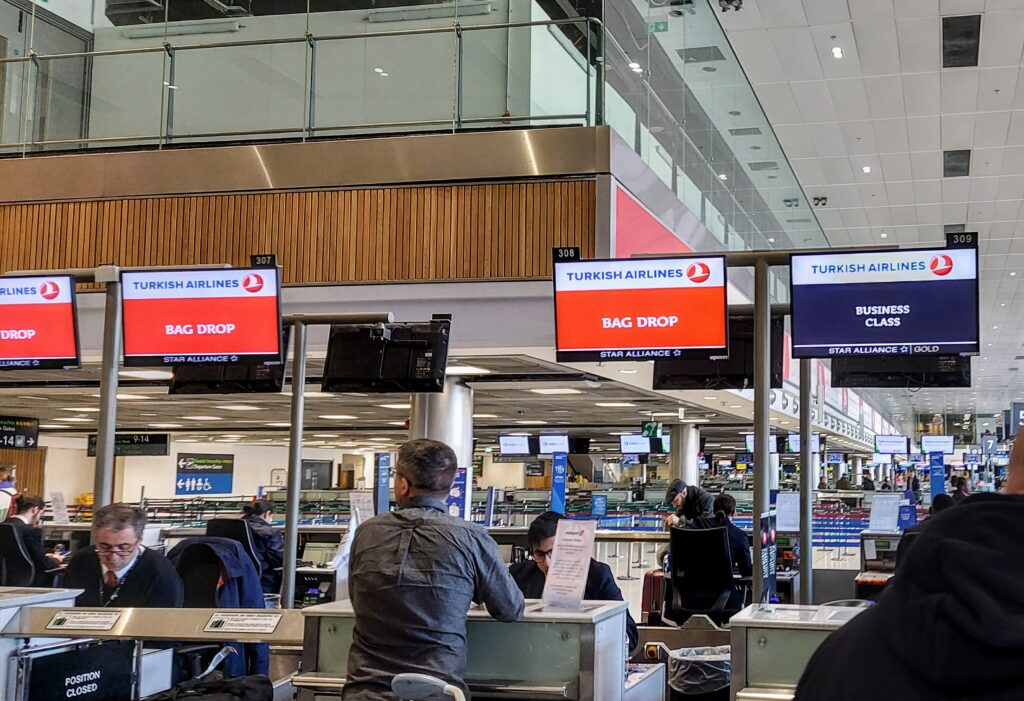 Dublin Airport check-in area 3