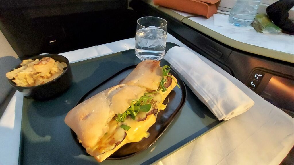Etihad Airways' Steak Sandwich