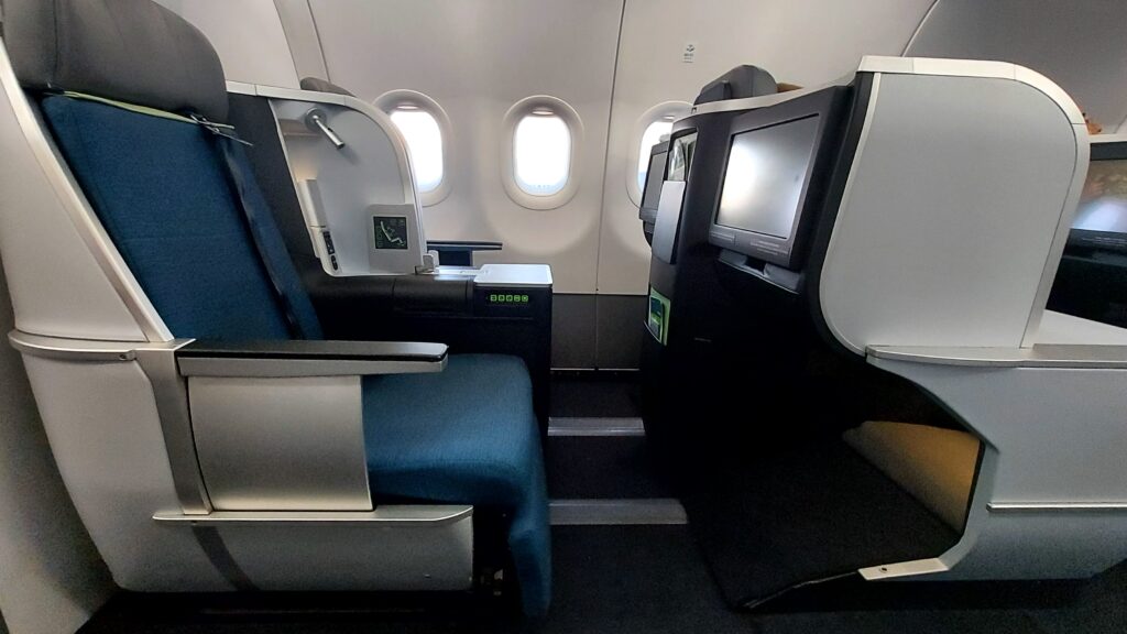 Aer Lingus' A321neo business cabin