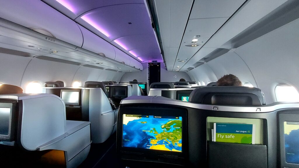 Aer Lingus' Business Cabin