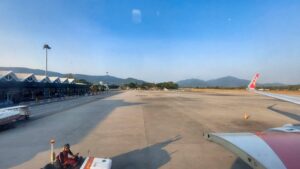 AirAsia pushback at Langkawi Airport
