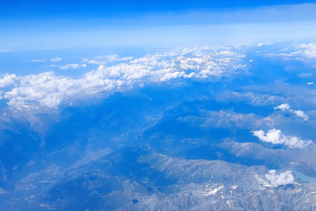 Alps, as seen from Aer Lingus flight