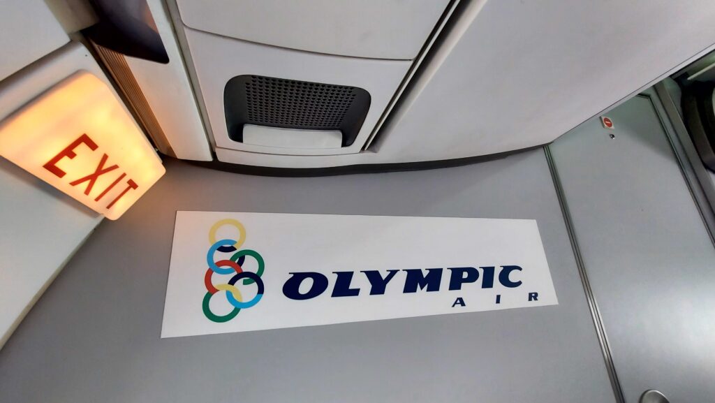 Olympic Air ATR42 Row 1